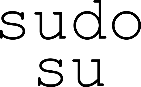 sudo and su logo